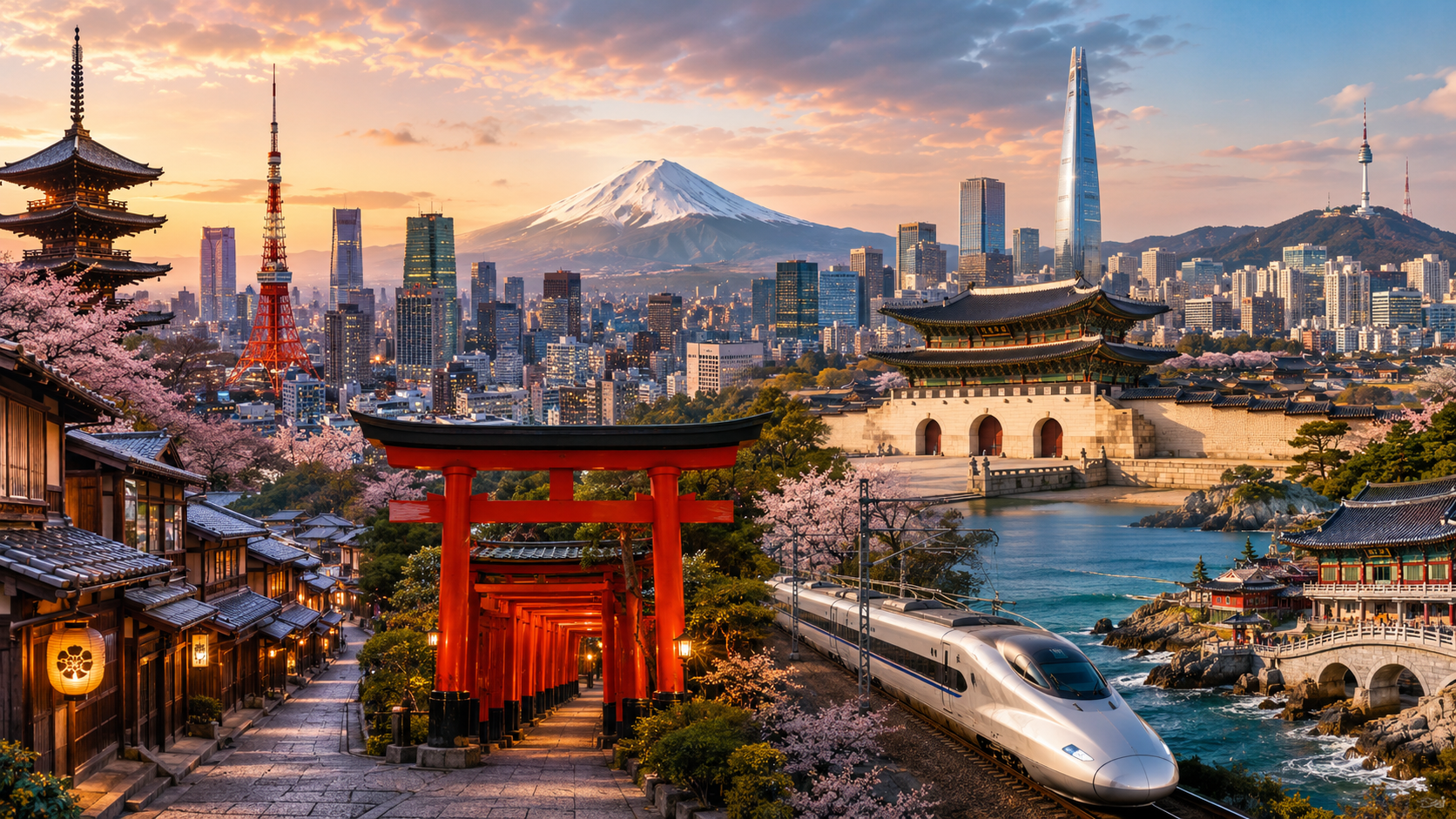 Japonsko a Jižní Korea: v srdci východní Asie