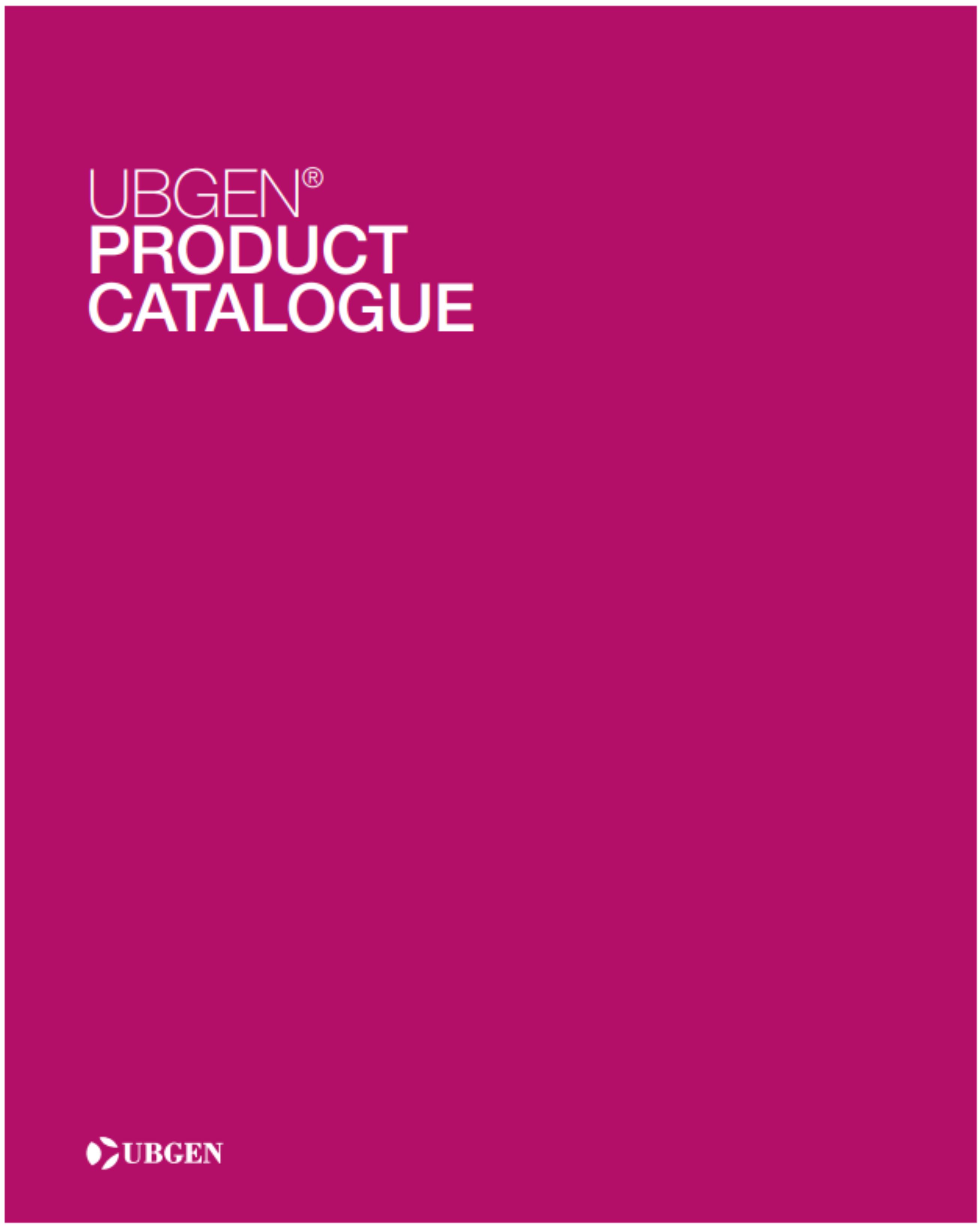 Ubgen katalog produktů